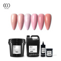 China Hot Sale private label Non-toxic 80 nude color UV nail glue gel polish Factory